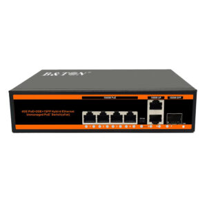 Oem/odm Poe Switch 4port Uplink,100m Poe Switch With 2rj45 Utp Port Up