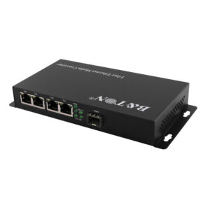Hot Sale 1sfp+4rj45 Gigabit Media Converter,20km Lc Single Mode For In