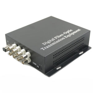 Mini 8-channel Video Optic Converter,20km Single Mode Sc,Compact Design For Cctv & Industrial Monitoring