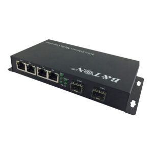 Hot Sale 2sfp+4rj45 Gigabit Media Converter,20km Lc Single Mode For In
