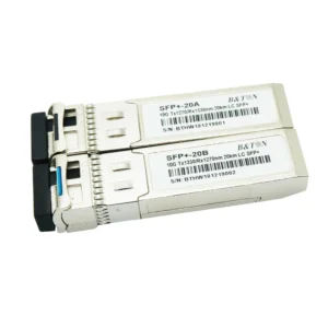 Bton 10g Sfp+ Bidi 1270/1330nm 10km 20km Simplex 10g Optic Transceiver Module 10g Bidi Sfp