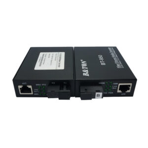 10/100/1000m Optical Fiber Media Converter Simplex Fiber Sm 3km 1310/1