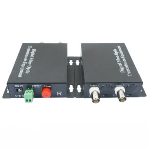 Mini 2-channel Video Optic Converter,20km Single Mode Sc,Compact Desig