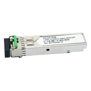 40km 1.25g Gigabit Sfp Bidi Module 1550nm Single Fiber Optic Fiber Tra