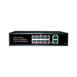 Smart Switch 8poe 2uplinks 1000mbps
