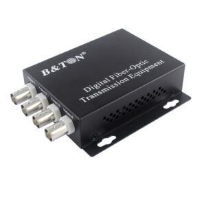 480p Digital To Analogic 4 Channel Video Converter Optical Fiber Equip