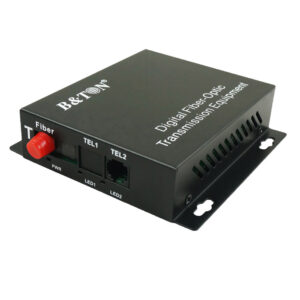 Fxs/fxo To Fiber Optic Converter 1 Channel Multiplexer Pcm Telephone O
