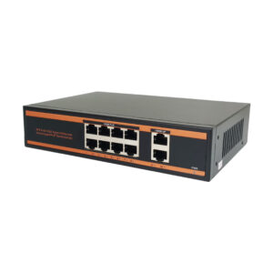 Factory Price 10/100/1000m 8poe 2uplink Poe Switch/poe Media Converter