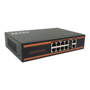 Full Gigabit Poe Switch 8 Poe Ports Gigabit Network Switch+2 Ports Gig