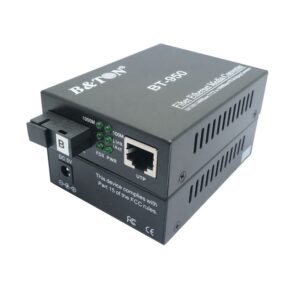 Pof Media Converter 1000base-tx To 1000base-fx Single Fiber Single Mod