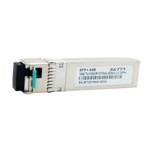 Sfp Module 1310nm/1270nm 60km 10g Sfp Ethernet Module Bidi Optic Fiber
