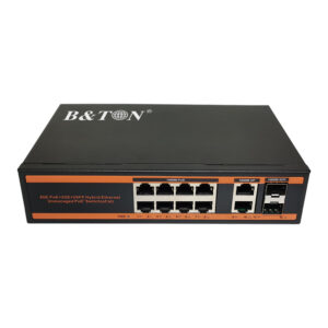 100m Poe Switch 8 Poe Ports 100m Network Switch And 2 Ports Uplink 120