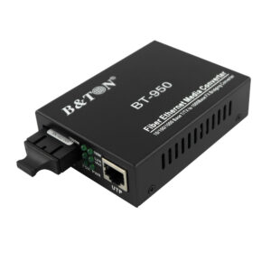10/100/1000m Duplex Fiber To Ethernet Media Converter 1310nm Sc 40km -