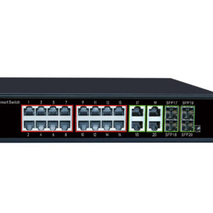 Selectable Bton Poe Full Gigabit 16 Port