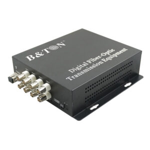 8 Channel 480p Digital To Analogic Video Converter Optical Fiber Equip