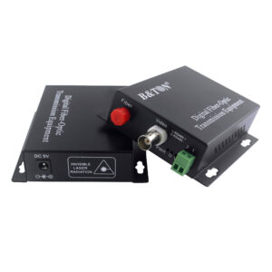 1channel 480p Optical Fiber Equipment Analog To Ip Camera Converter Di